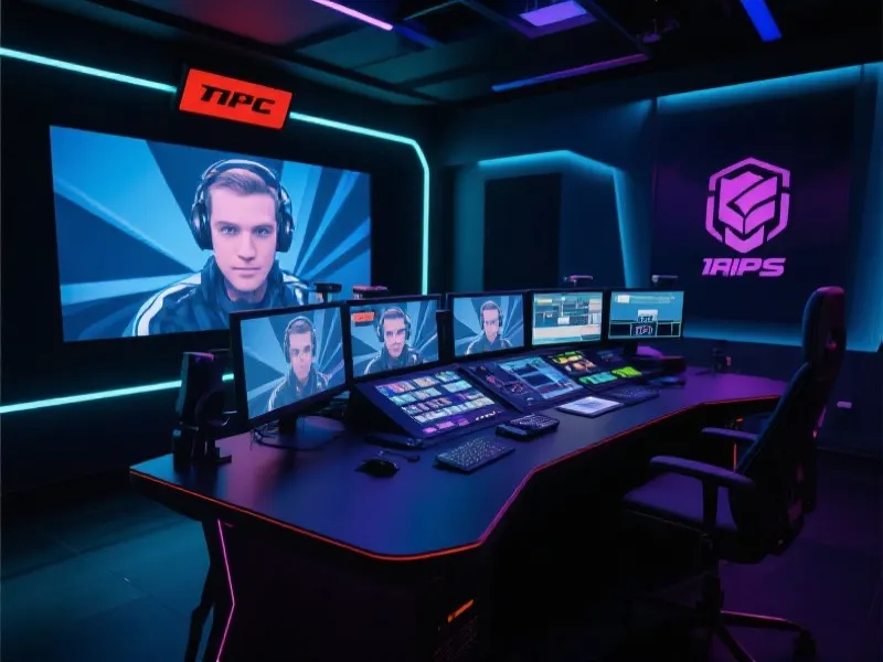 电竞转播控制中心